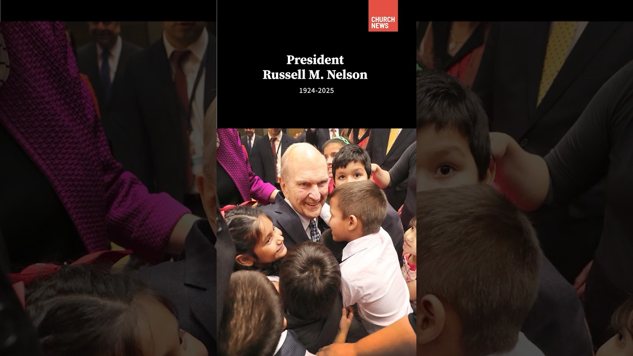 President Russell M. Nelson - a man of heart, hope and vision - has died at the age of 101.