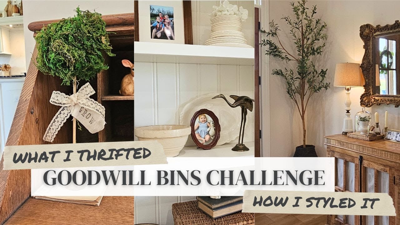 Thrift With Me at Goodwill Bins + DIY Projects  &bull;  Goodwill Outlet Finds + Home Decor on a Budget