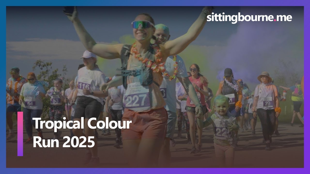 Tropical Colour Run for the Wisdom Hospice Charity