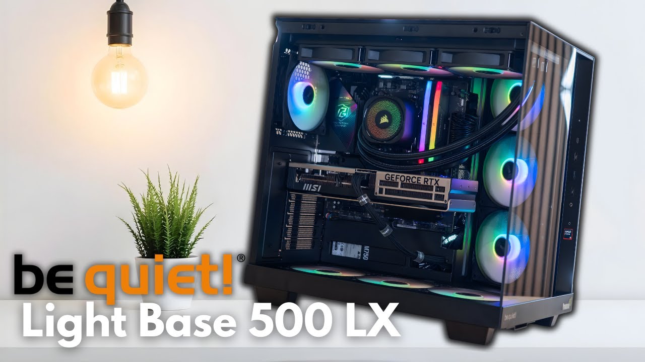 Be Quiet Light Base 500 LX Gaming PC Case Review & Build