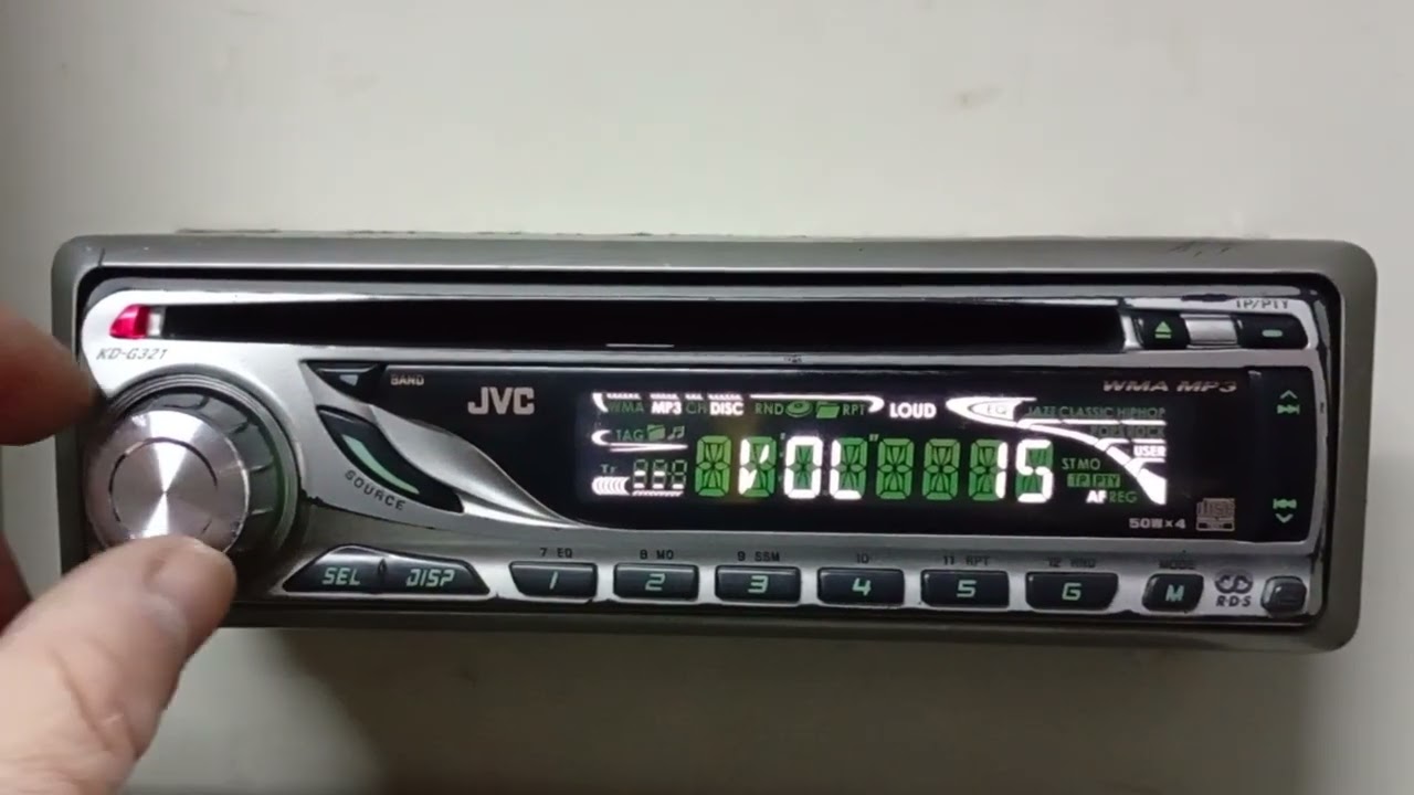 JVC KD-G321 CD MP3 AUX Radio Samochodowe Prezentacja Car Audio Test 