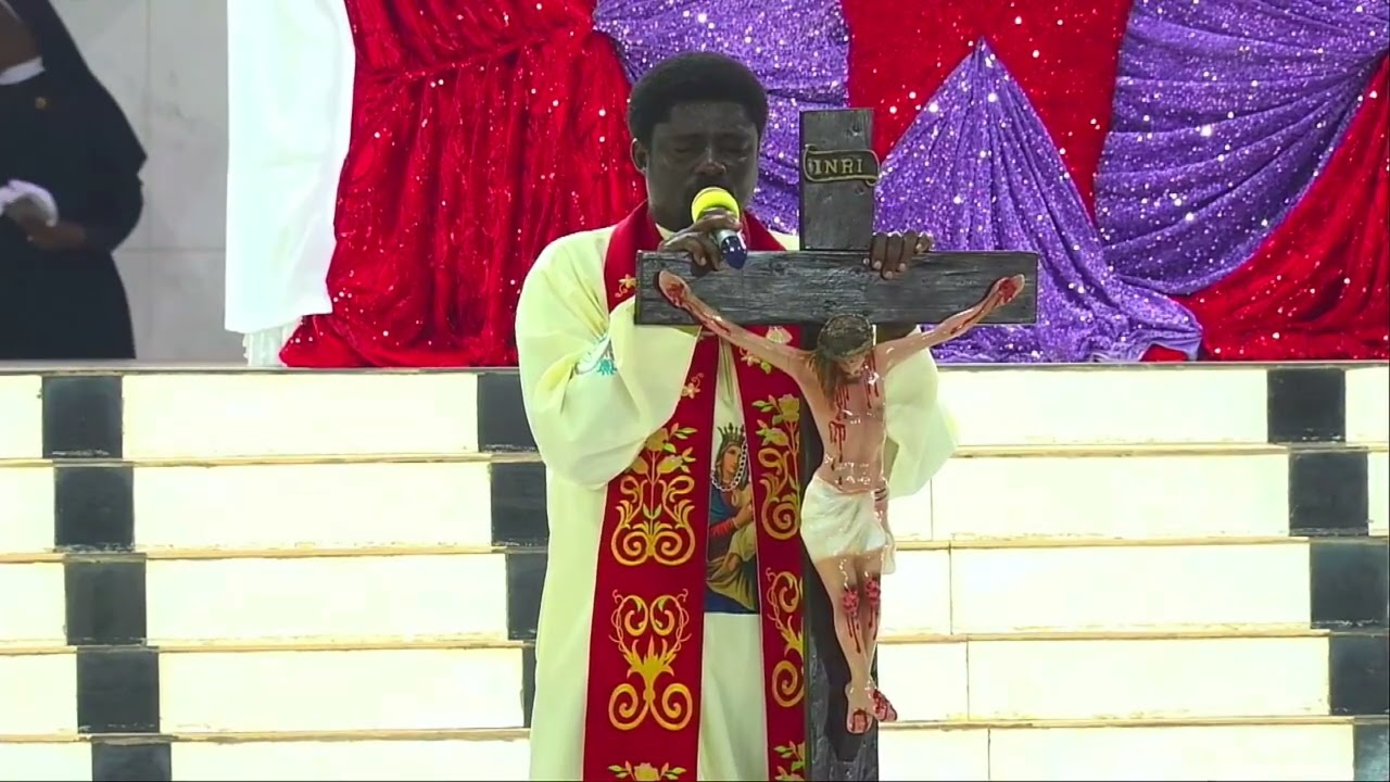 FR EBUBE MUONSO KNEELS AS HE RELEASES PROPHETIC DECLARATIONS FOR THE MONTH OF MARCH