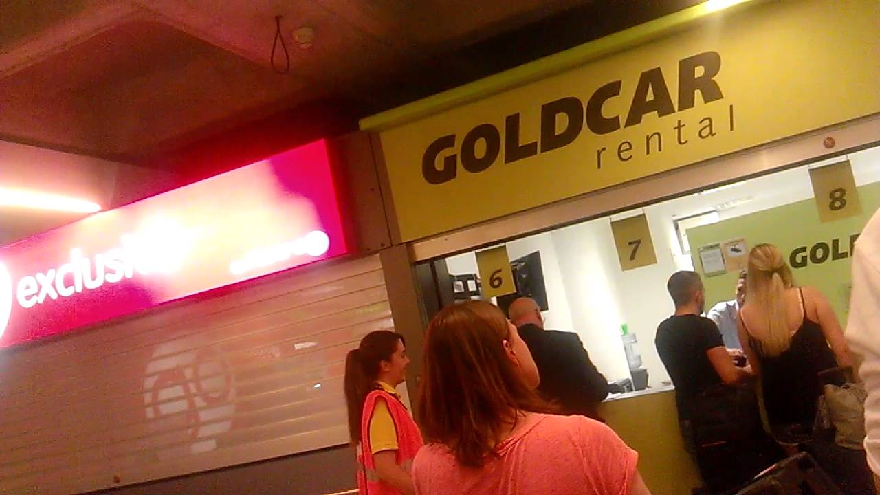 GOLDCAR - SPAIN - 2 HOUR WAIT 100 mtr QUEUE - 40c