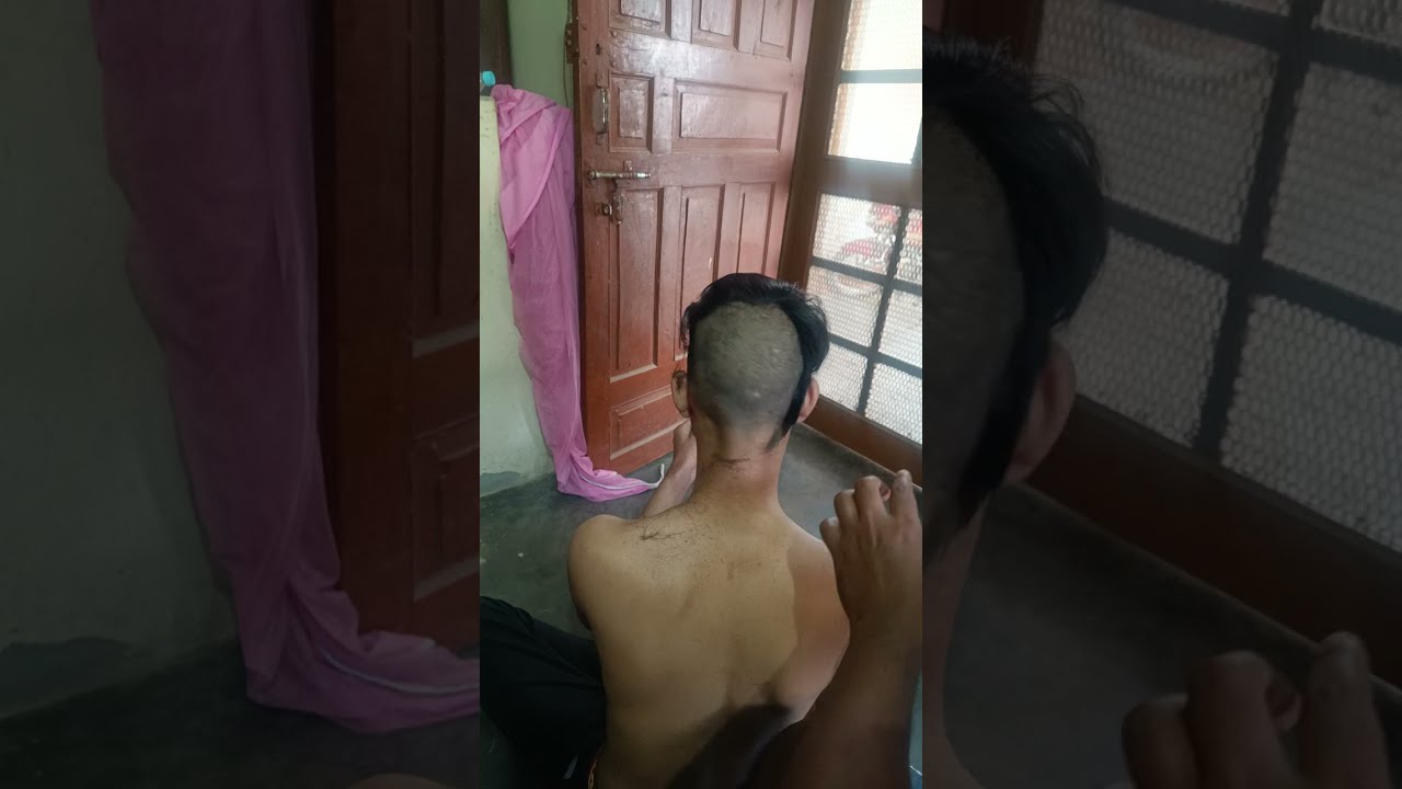 12 साल बाद भाई का बाल उतरवाया गया#asmr #takala #vlog #headsave