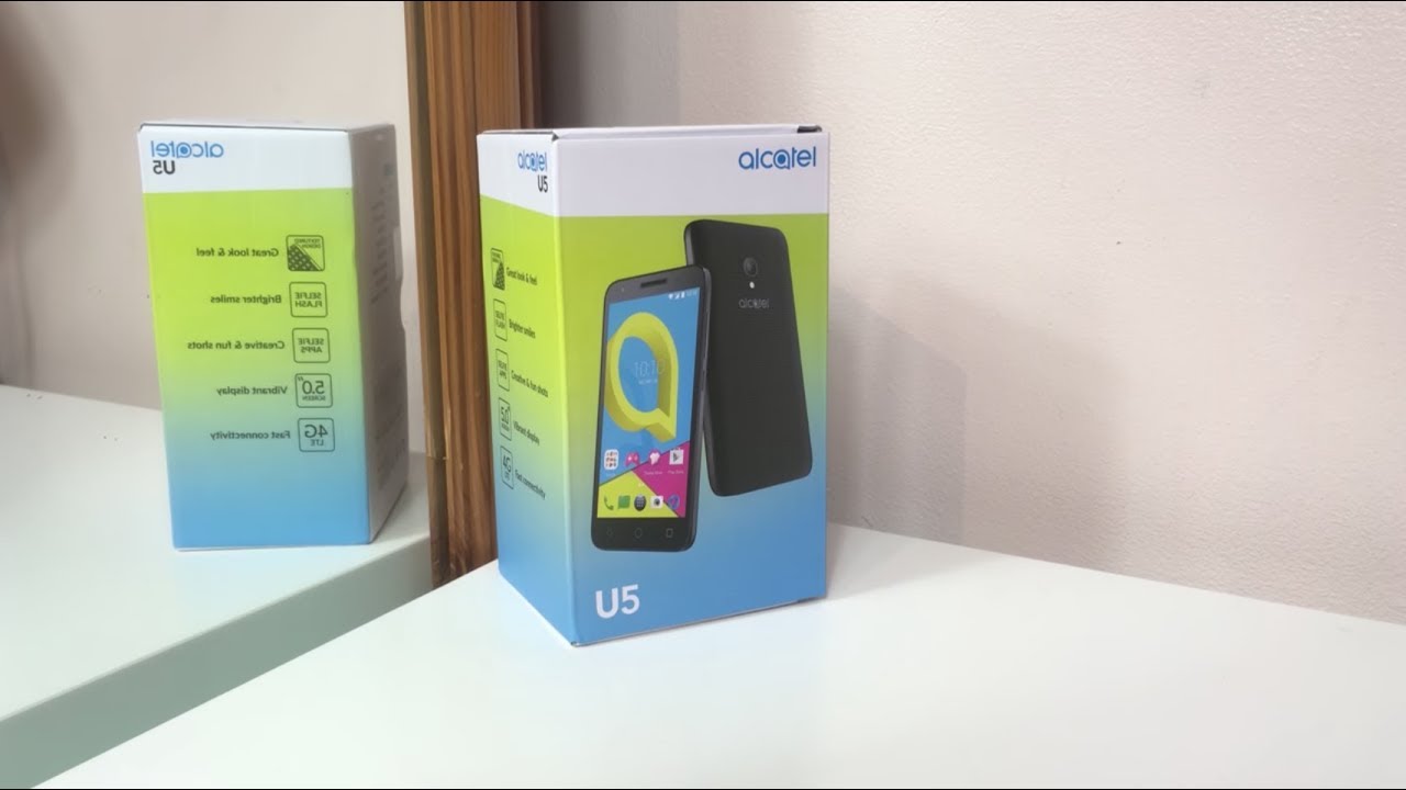 Alcatel U5 4G/LTE &mdash; распаковка [4K]