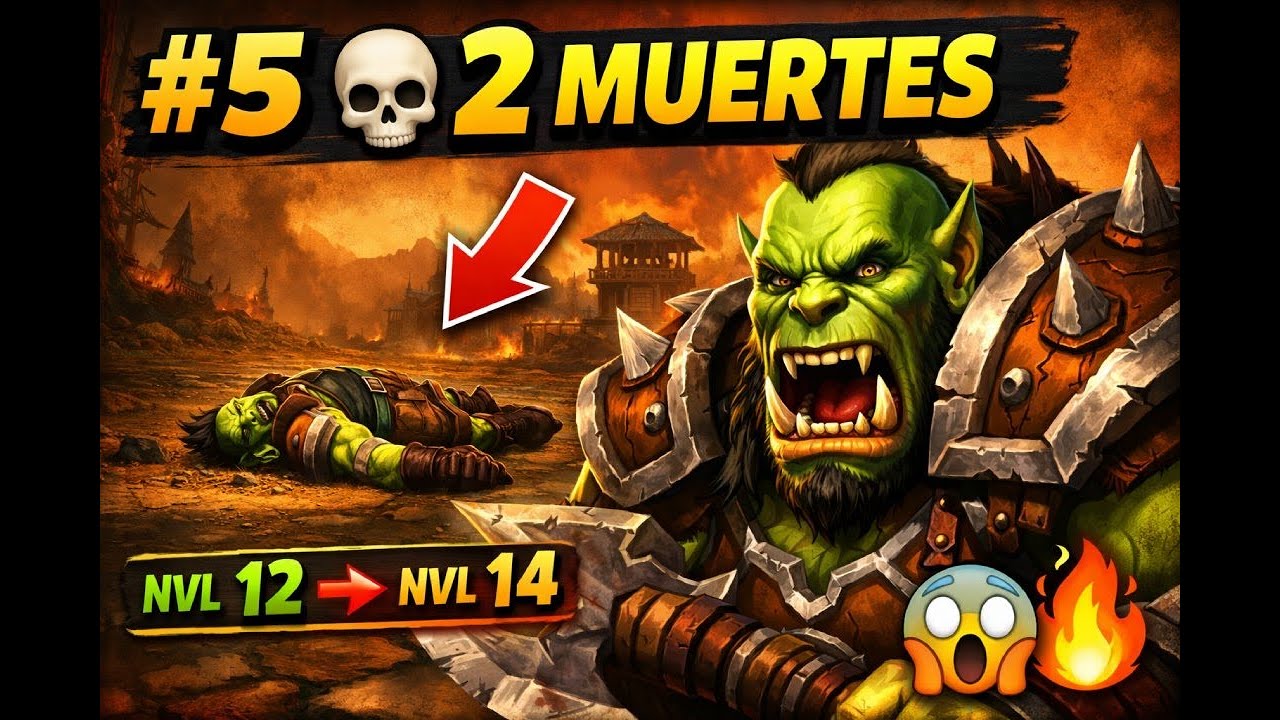 #5 Subiendo de nivel 12 al 14 en WoW WotLK | Orgis muere 2 veces ☠️