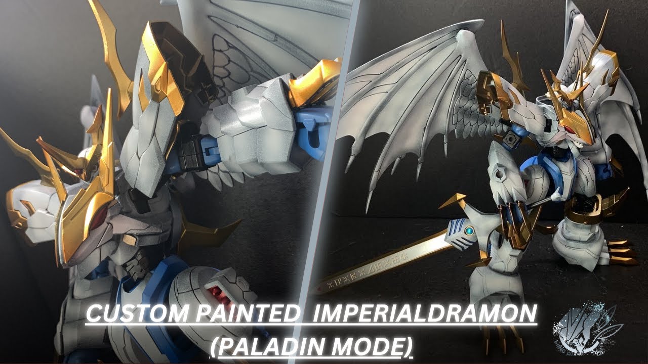 Custom Painted Figure Rise Standard Imperialdramon Paladin Mode