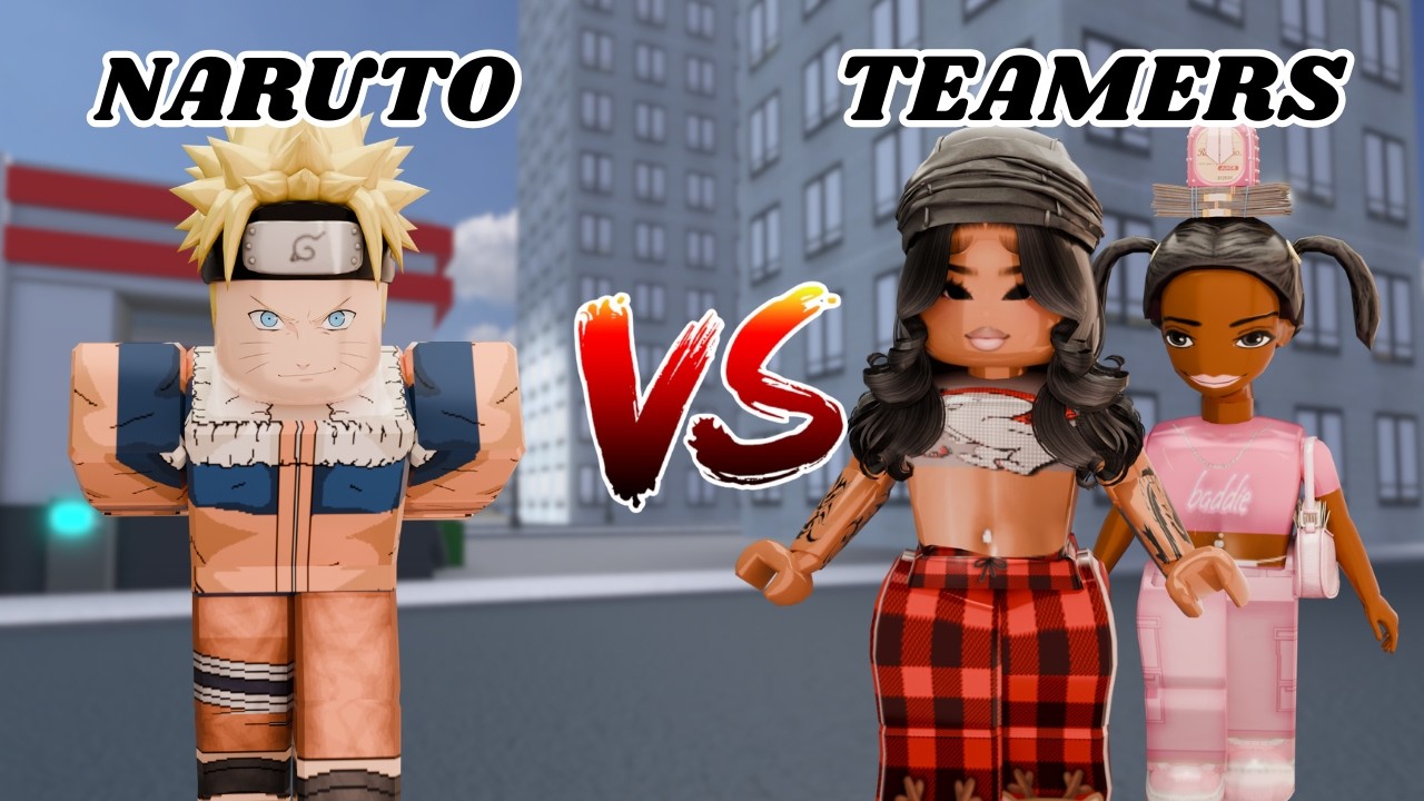 DESTROYING TEAMERS AS NATURTO! (ROBLOX BADDIES TROLLING)