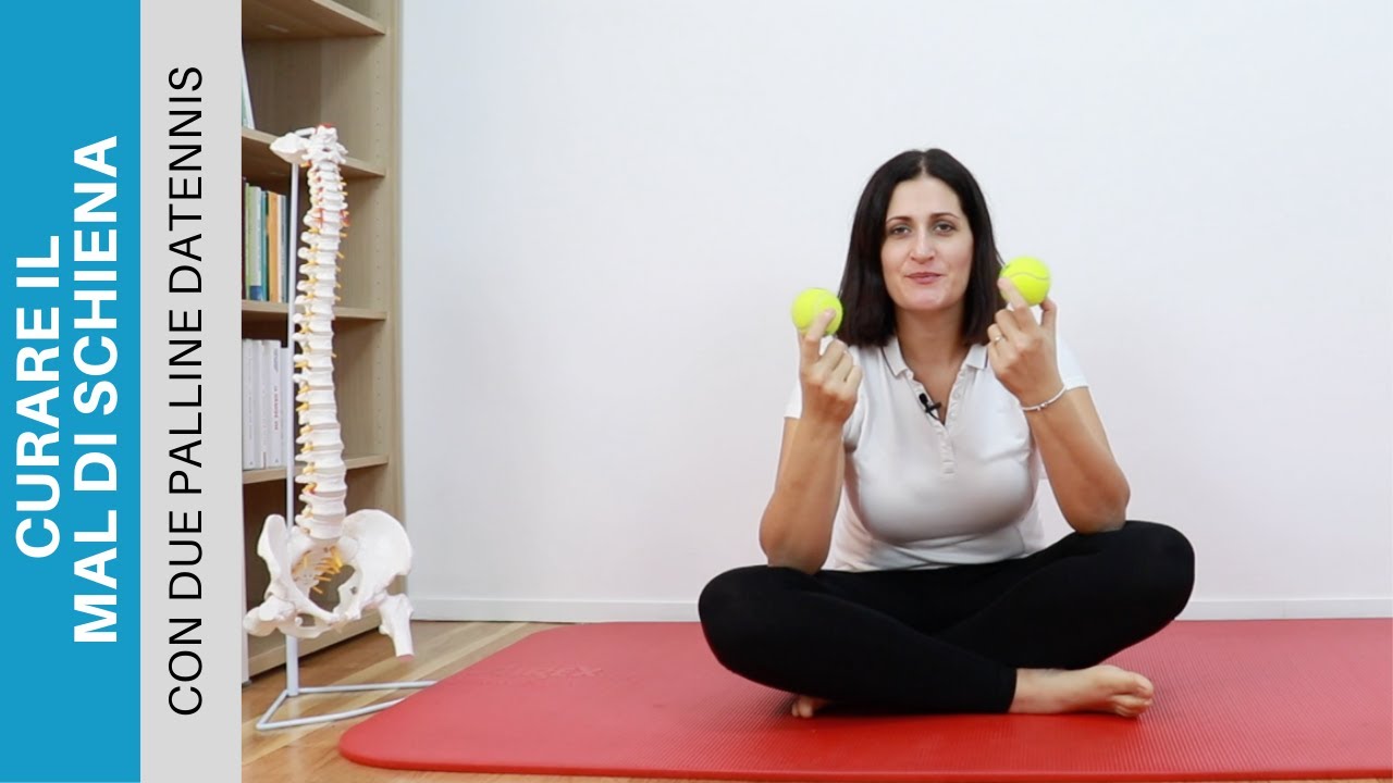 Curare il mal di schiena grazie a due palline da tennis