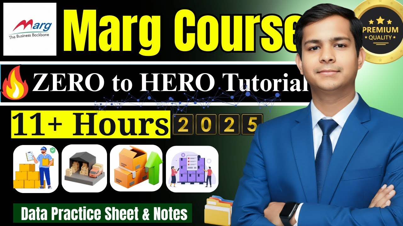 ✅Zero to Hero Tutorial Marg ERP 9 | Full Tutorial 2026 (11+ Hours)