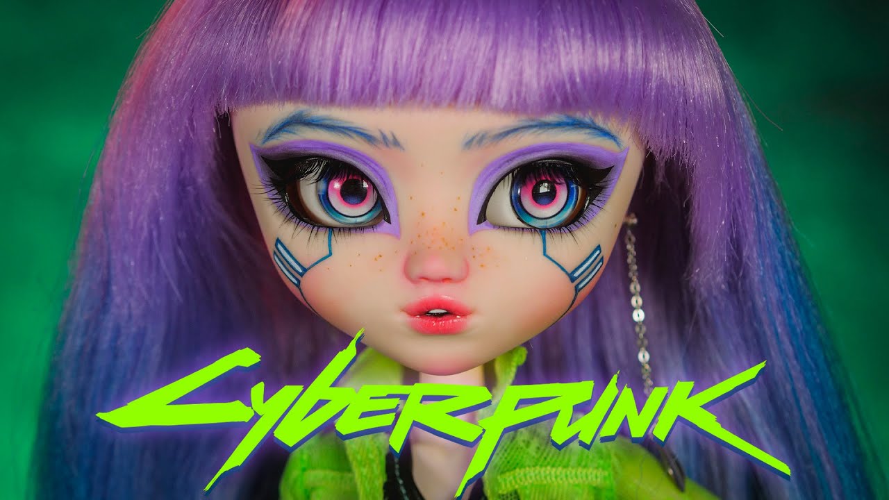 CYBERPUNK Custom Pullip Doll Repaint | DIY OOAK Tutorial