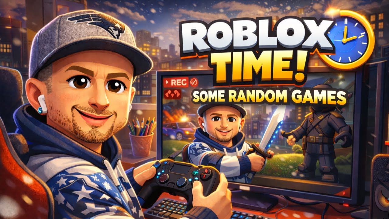 🔴LIVE-Roblox Then Some Random Games