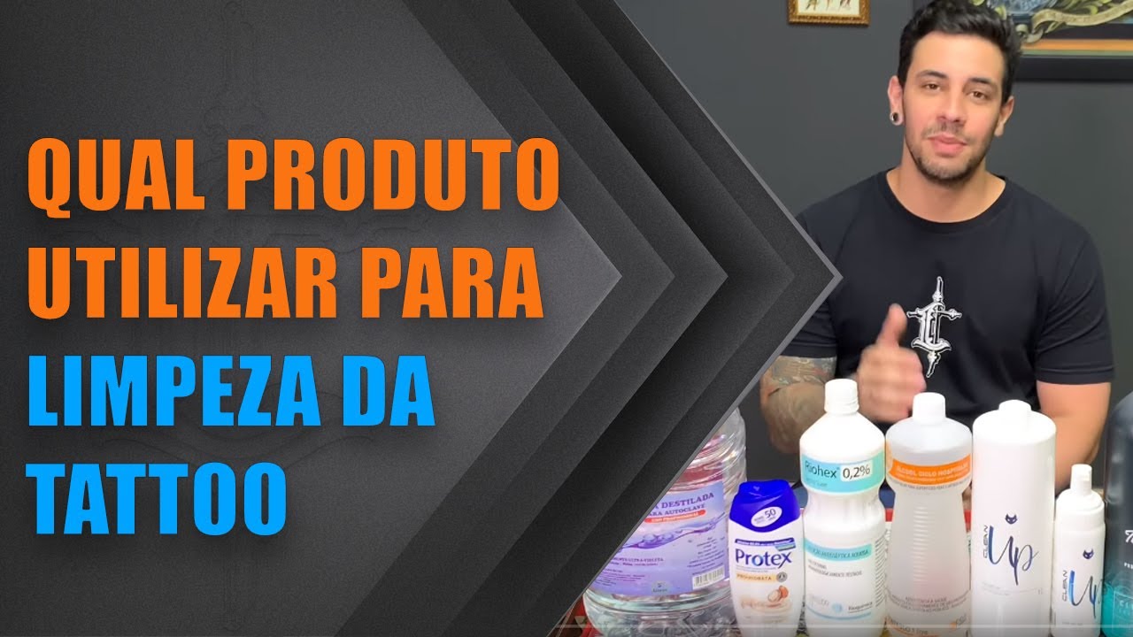 Qual Produto Utilizar para Limpeza da Tattoo - Esculpindo seu traço - Erick Lodetti
