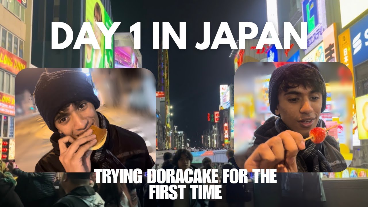 Trying the best food in Japan
