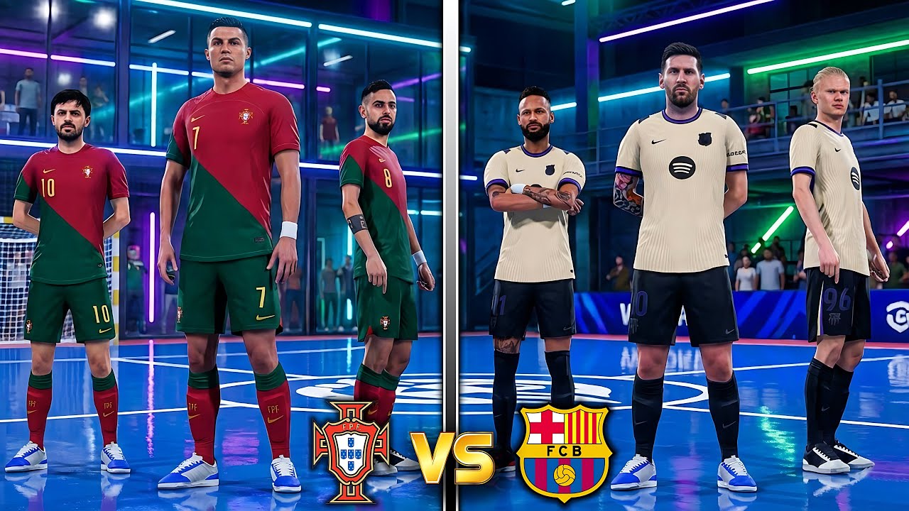 FIFA VOLTA 26 - RONALDO, MESSI, NEYMAR, HAALAND, FERNANDES ALL STARS | PORTUGAL vs BARCELONA - FINAL