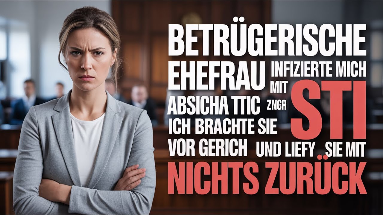 Betrügerische Ehefrau gab mir absichtlich eine STI – vor Gericht verlor sie alles.