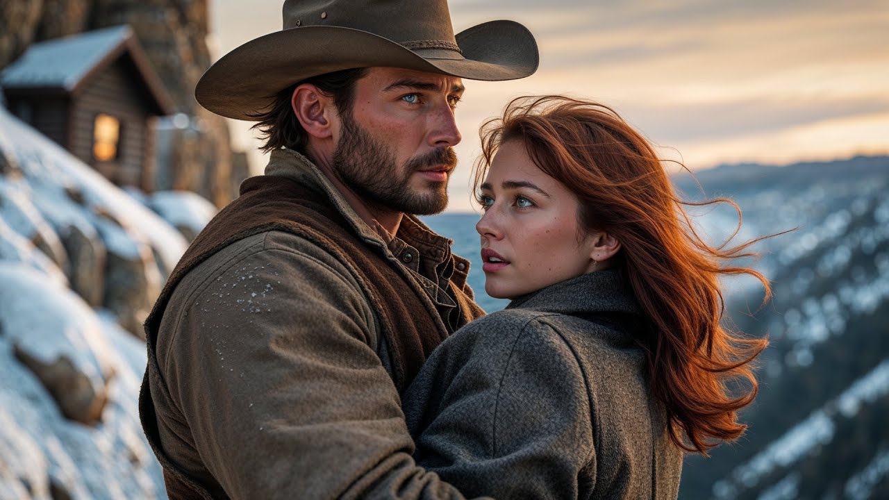 She Was Trapped On A Cliff In Winter, The Cowboy Climbed Up And Carried Her Down