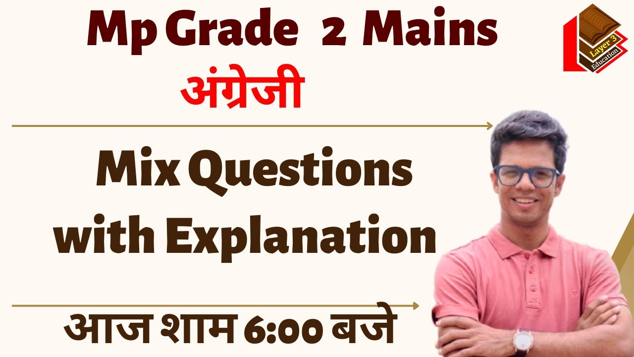 English Mp Grade 2  Mains|| Forms of poetry || By shyam sir