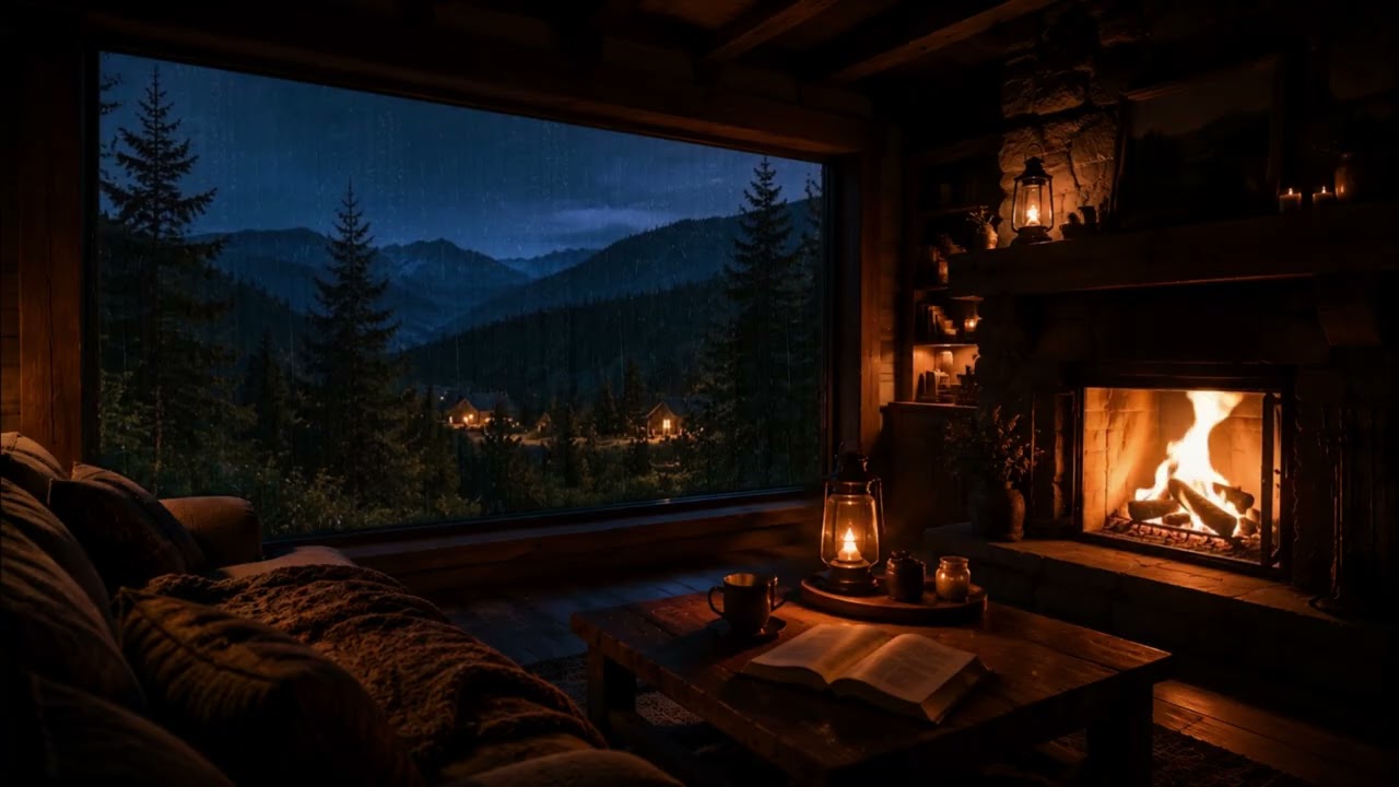 RainEcho Sleep 🌧️ The Last Hotel Before Dawn | Rain Sounds for Deep Sleep & Cozy Night Ambience