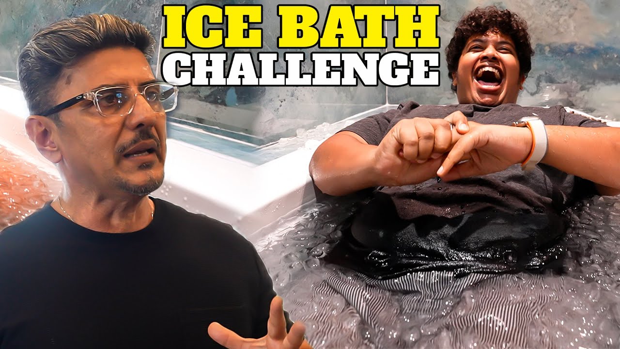 ICE Bath Challenge🥶Training like a Pro😎 | Slam Vettuvankeni ECR - Irfan's View🔥