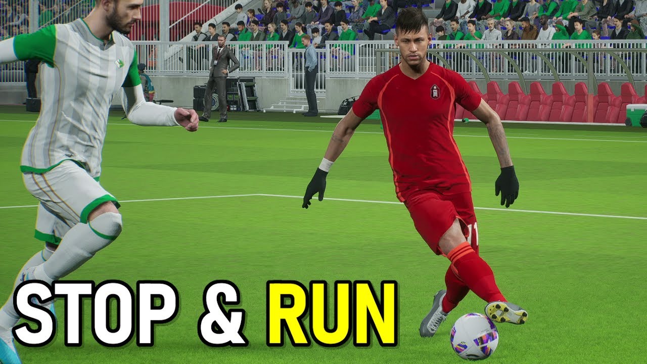 Stop And Run Simple But Effective Dribbling Skill - eFootball 2023