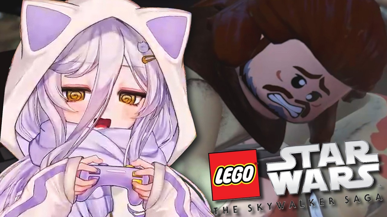 Henya Reacts To Lego Star Wars Episode 1 Cutscenes (She's Never Seen Star Wars)