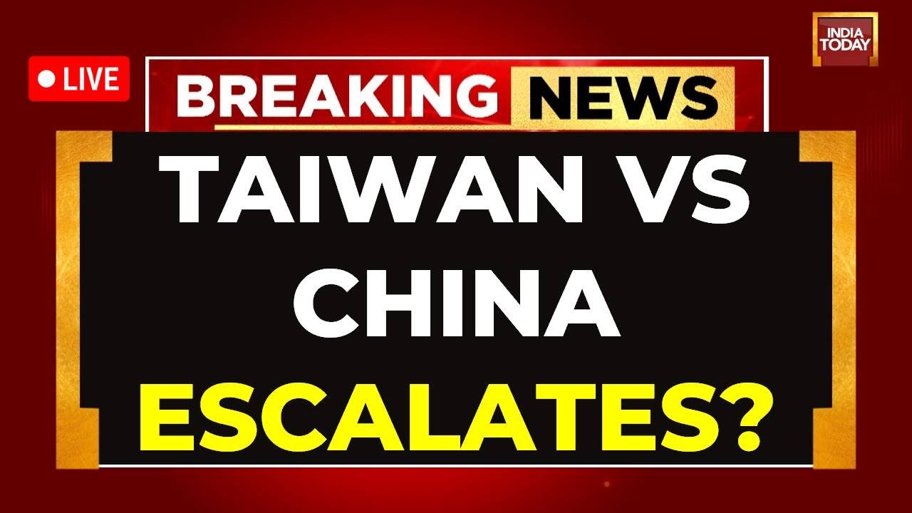 China-Taiwan Clash News LIVE | China-Taiwan Tensions LIVE | China News | China War News