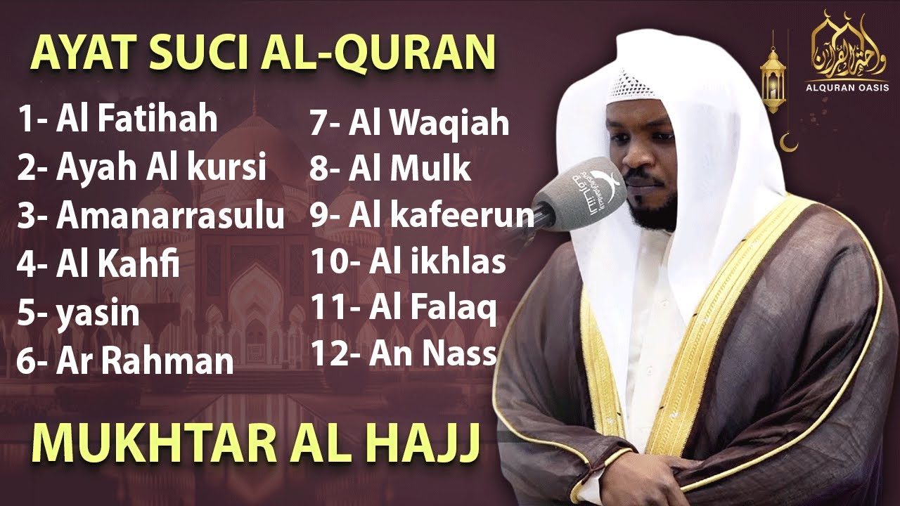 Alquran Dengan Suara Yang Sangat Indah | Alfatiha, Alkahfi,Yasin,Alwaqia, Arrahman,Almulk Almoeathat