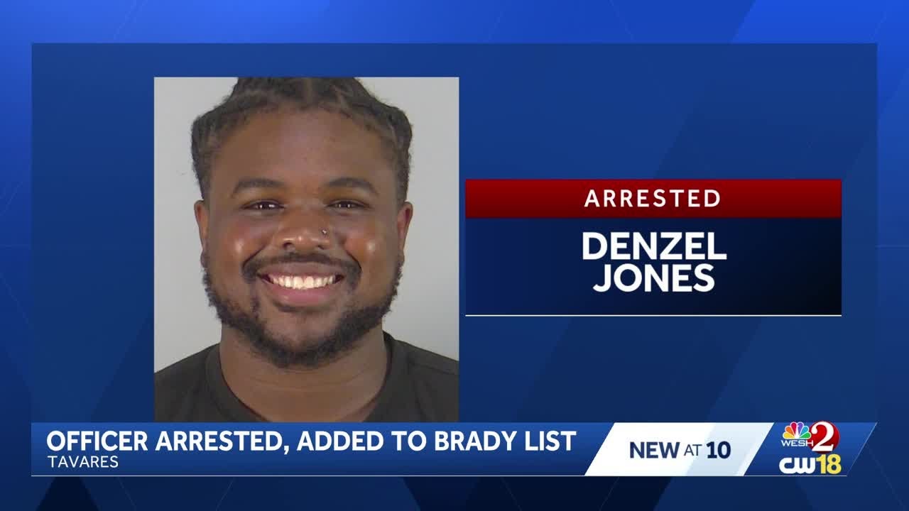 Former Tavares officer added to Brady list after arrest