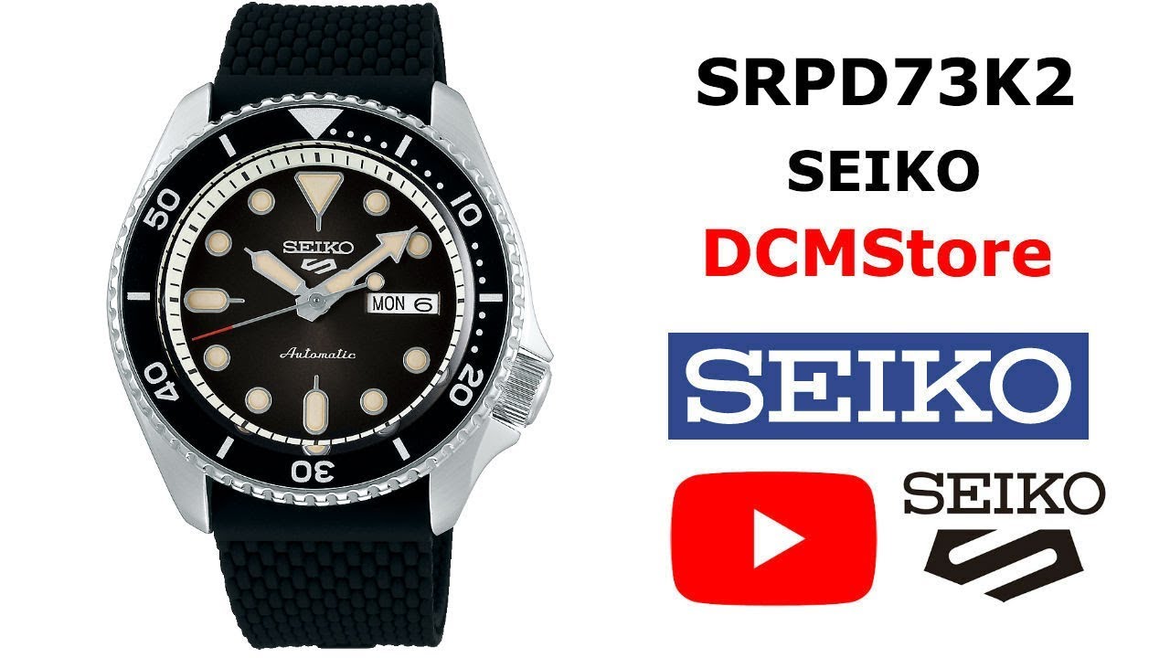 SRPD73K2 Seiko 5 Sports Automatic Black Dial