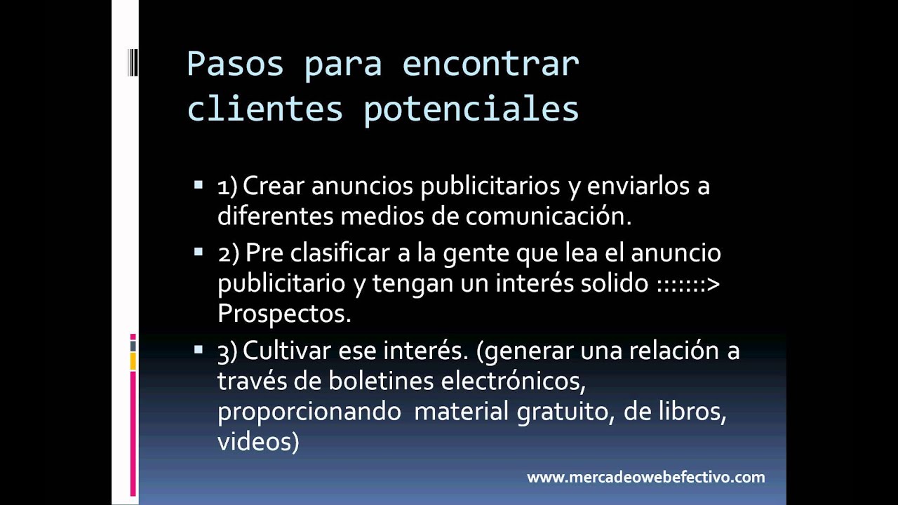 COMO CONVERTIR PROSPECTOS EN CLIENTES POTENCIALES