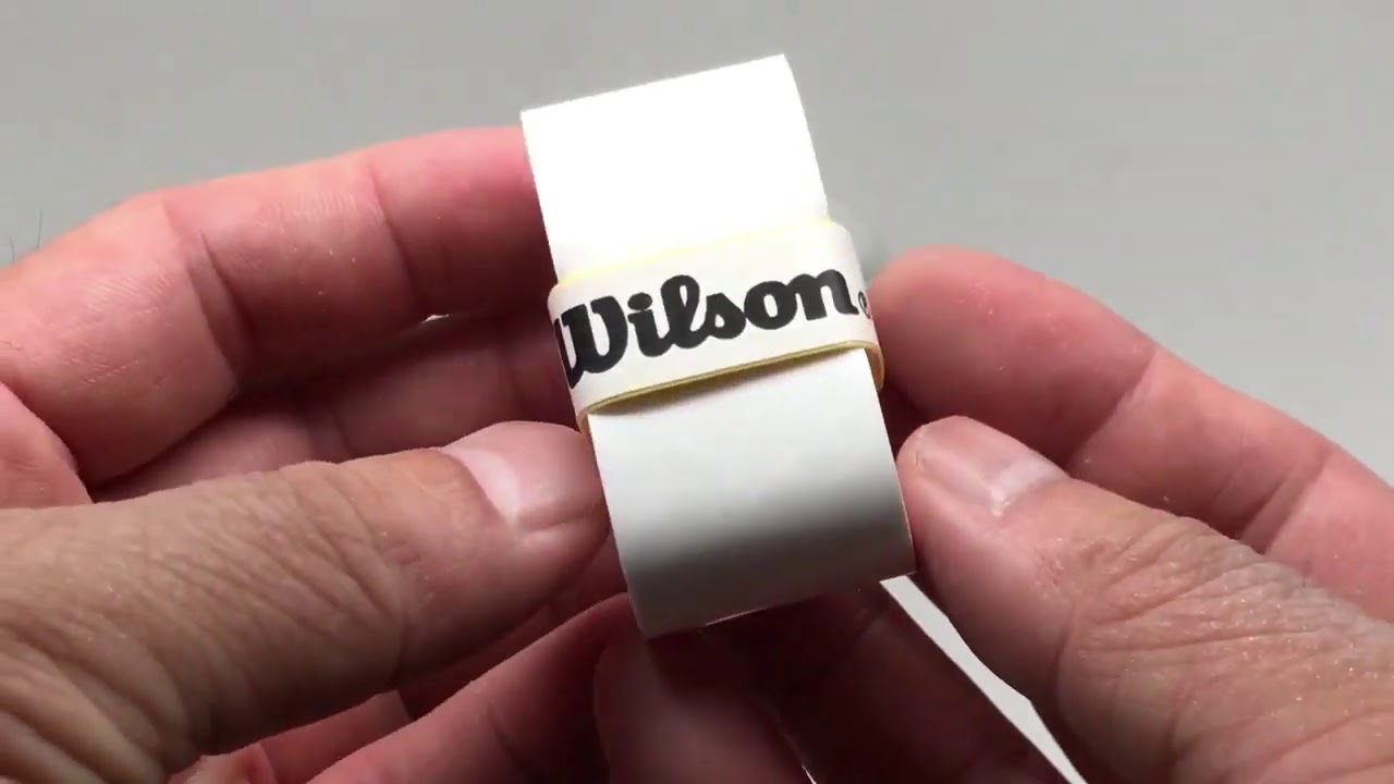 Wilson Pro Comfort Overgrip White   Unboxing in 4K - KeyDreamBr