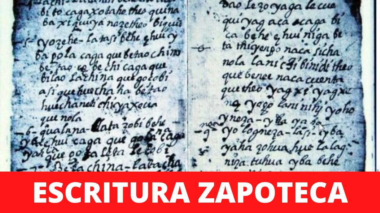 ESCRITURA ZAPOTECA