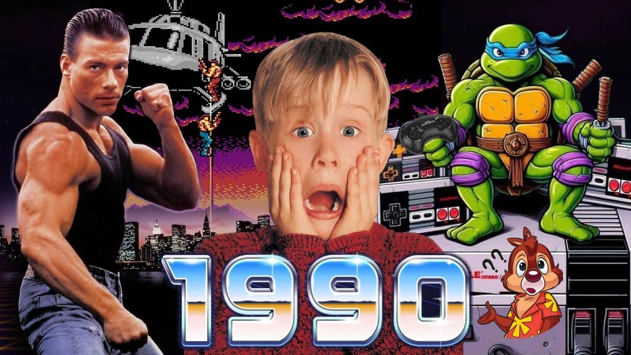 1990 год. Видеоигры, фильмы, СЕКТОР ГАЗА, Один дома, Sega и Nintendo. Макдональдс в СССР