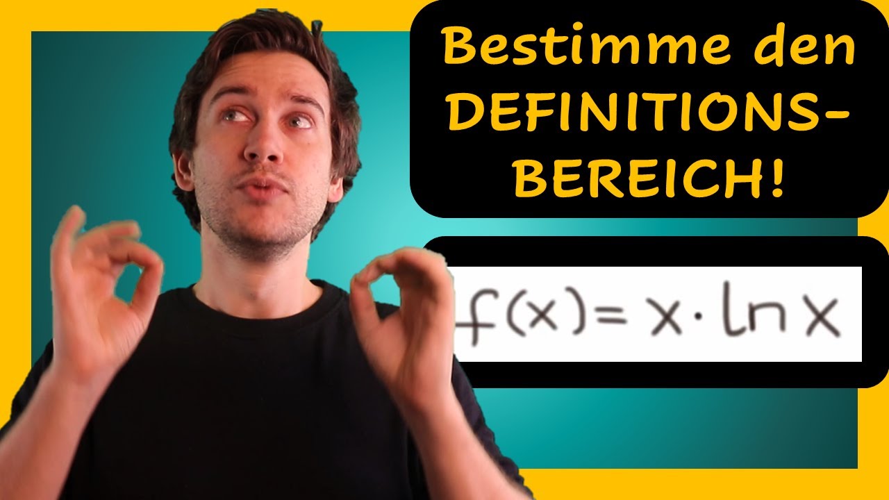 Definitionsbereich einer Logarithmusfunktion bestimmen (Erklärung mit Beispiel)