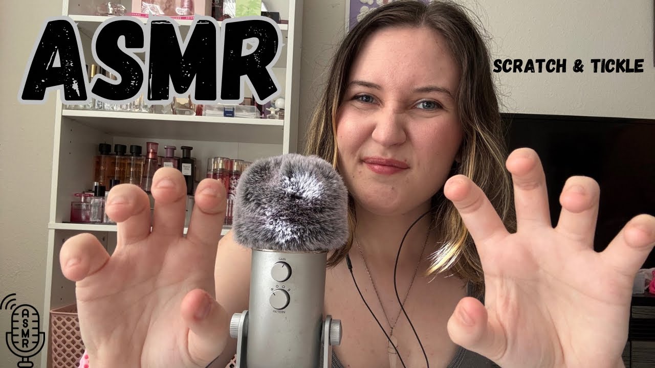 ASMR | chaotic whispers & trigger assortment (scratching, tickling)