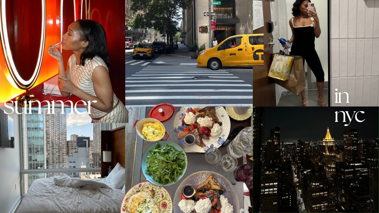 how to spend summer in nyc| trying new bars, shopping in SoHo, parties in brooklyn & fun solo dates!