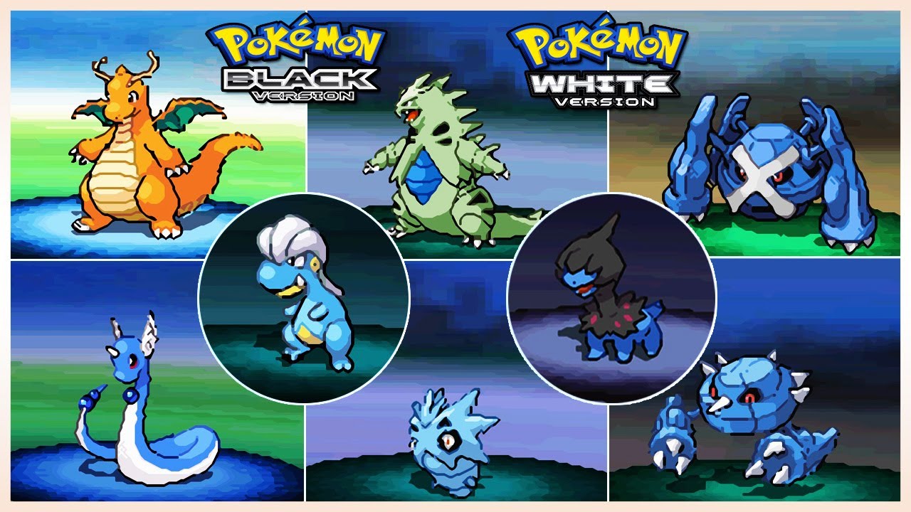 Pokemon Black & White - All Pseudo-Legendary Pokemon Locations