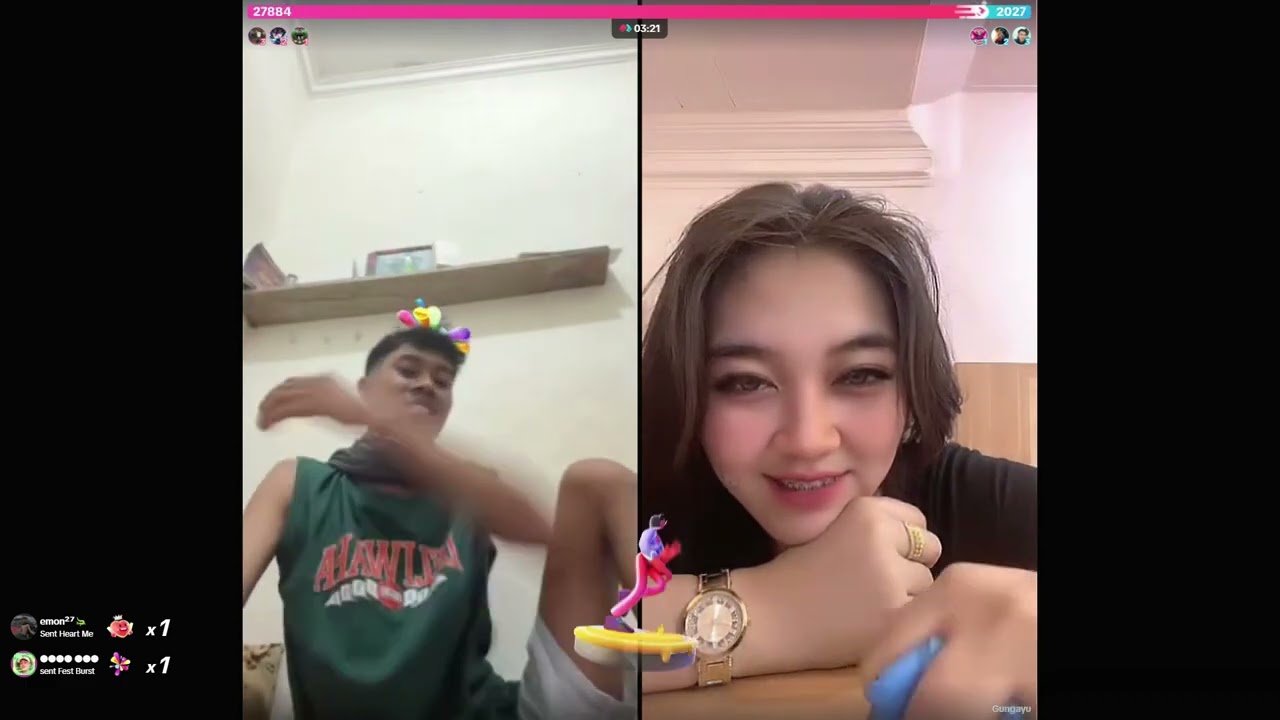 Full senyum, Mas Iyun ketemu teman PK lamanya dari Bali Gungayu.