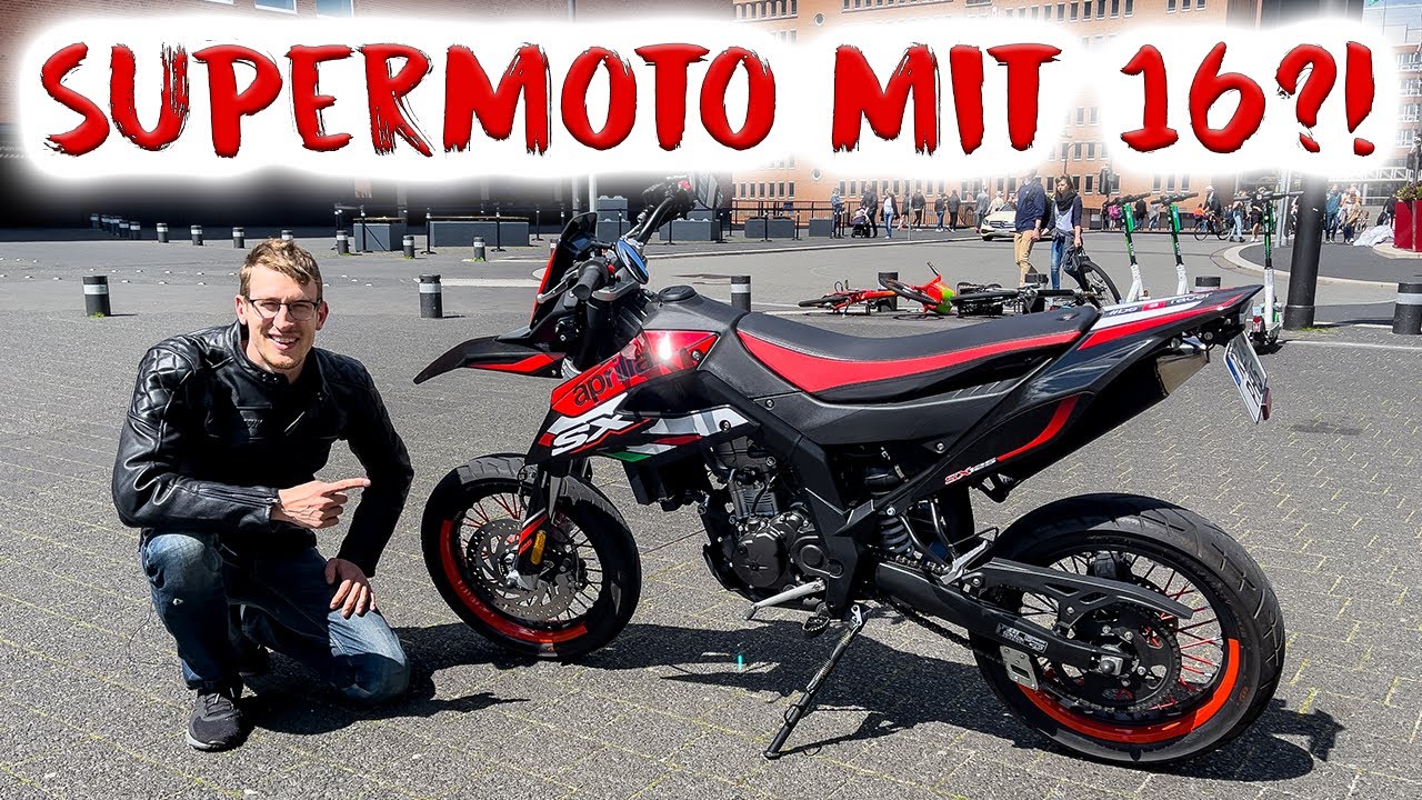 Das erste Mal 125er Supermoto! | Aprilia SX125