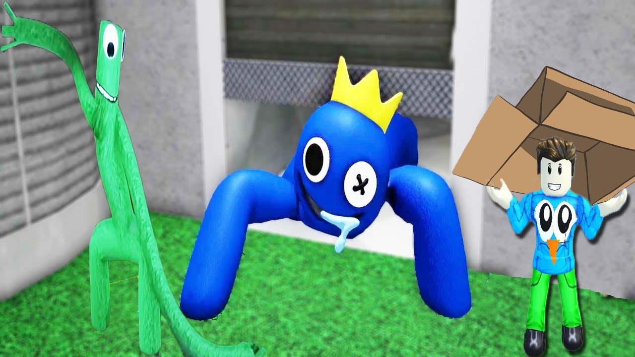 GÖKKUŞAĞI ARKADAŞLARDAN SAKLANIYORUZ Rainbow Friends Roblox Oyunu