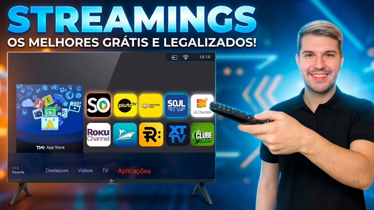 OS MELHORES APPS de STREAMING  para sua SMART TV!