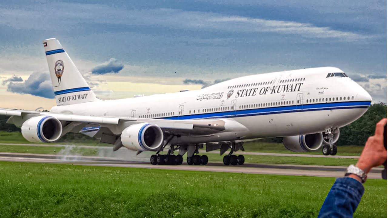 Middle Eastern Government Aircraft | AVIATION HIGHLIGHTS! - Saudi Arabia 747, State of Kuwait 747-8.