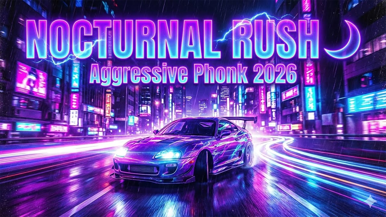 Nocturnal Rush | Aggressive Phonk Drift Music for Night Drive