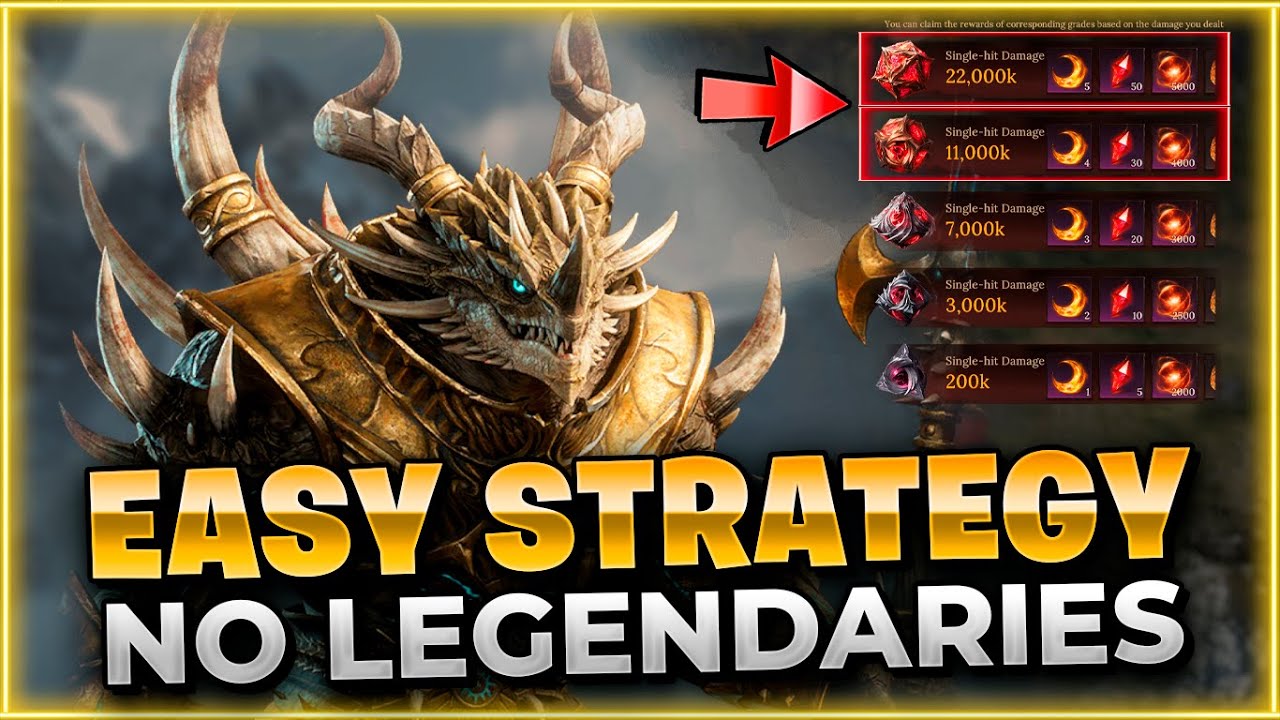 Get 11-22 Mil Damage!! Necrosis Chief Challenge Dragonheir: Silent Gods