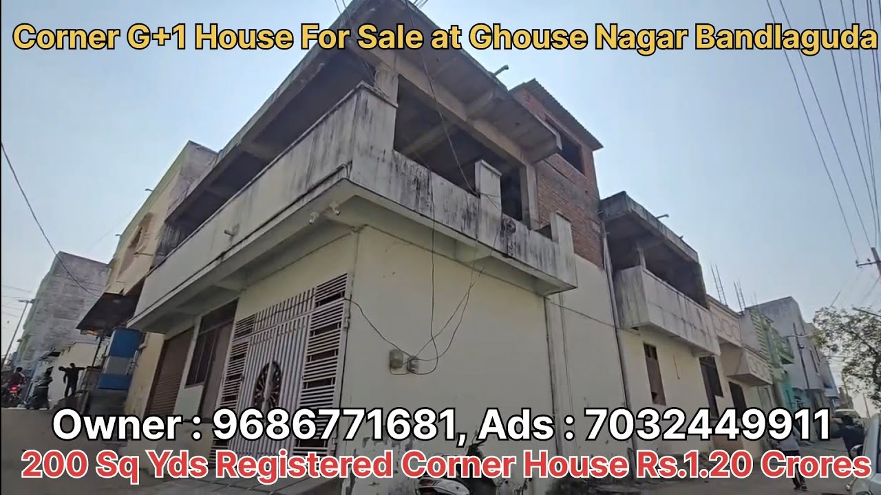 G+1 Semi Commercial Registered #propertyforsale at Ghouse Nagar Bandlaguda Chandrayangutta Hyderabad