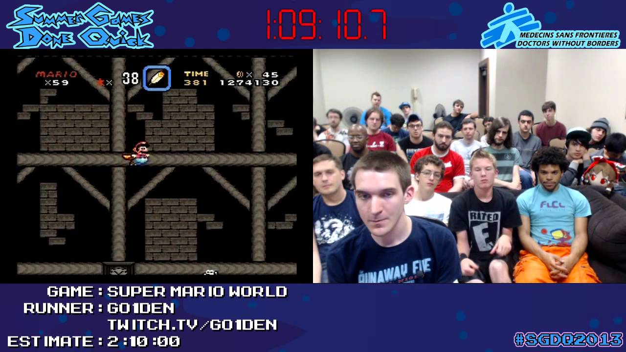 Super Mario World Speed Run (1:45:51) by Go1den #SGDQ 2013