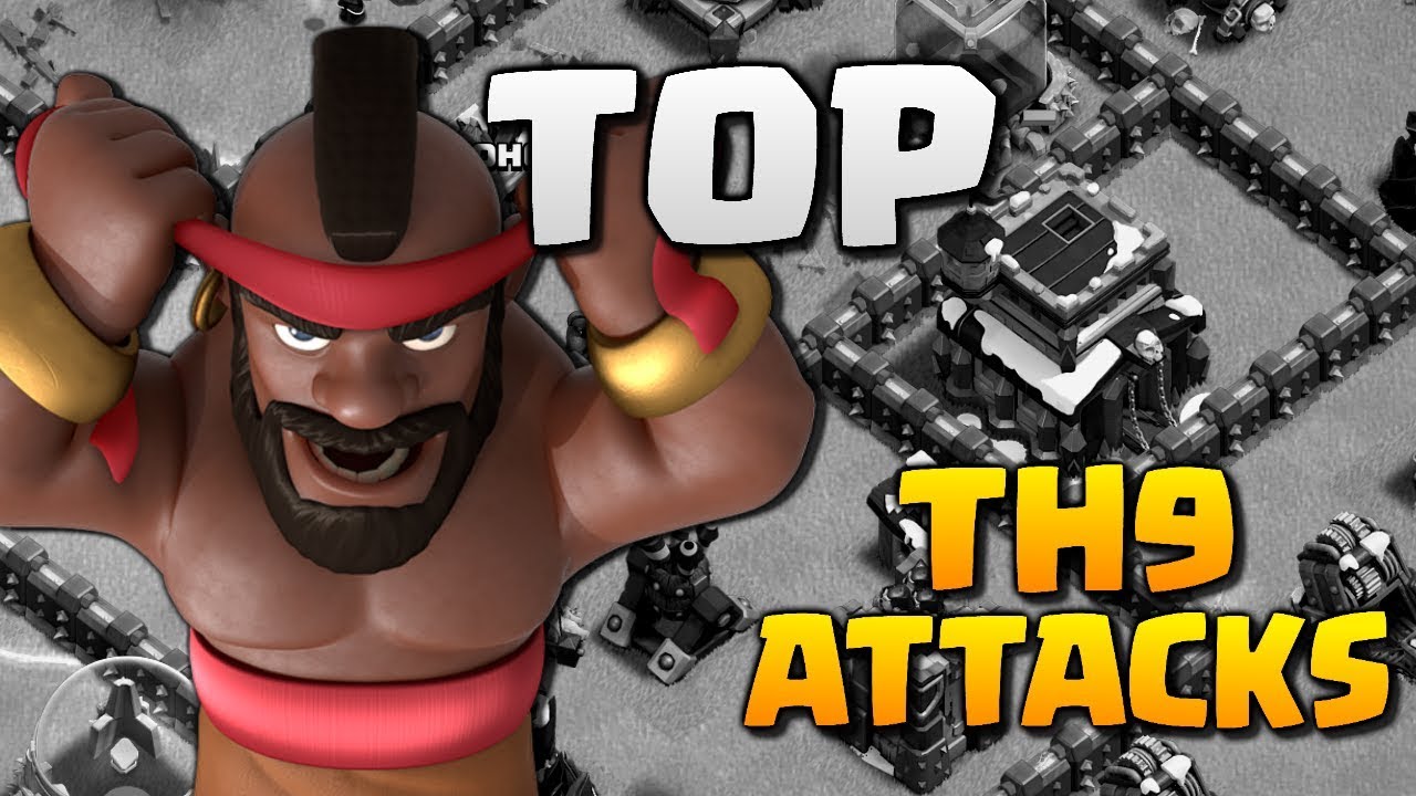 TOP TH9 ATTACKS for 2018 in Clash of Clans - GoHoBo and Lavaloon CoC 3 Star Town Hall 9 Strategy!