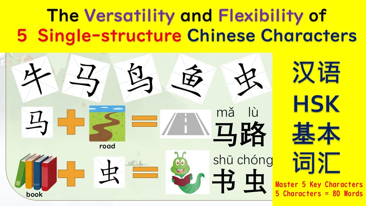 5 Essential Chinese Characters to Instantly Learn 80 Words | Beginner Must-Know Part6