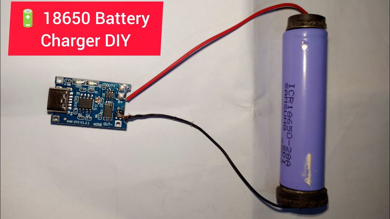 18650 Li-Ion Battery Charger DIY 🔋 | TP4056 Module Se Kaise Banaye